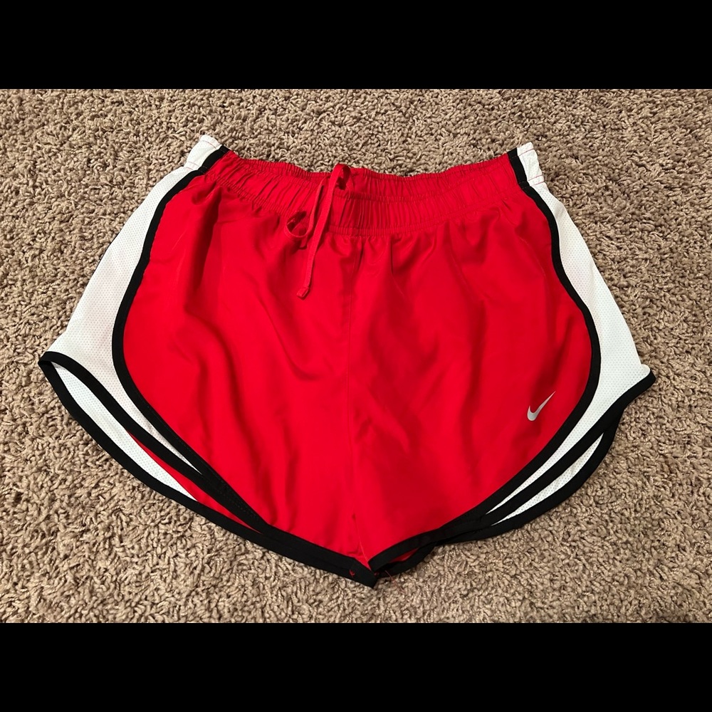 Red Nike Athletic shorts